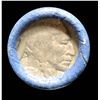 Image 2 : Full roll of Buffalo Nickels, 1916 on one end & a 'd' Mint reverse on other end (fc)