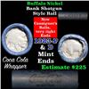 Image 1 : Full roll of Buffalo Nickels, 1923 on one end & a 'd' Mint reverse on other end (fc)