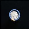 Image 2 : Full roll of Buffalo Nickels, 1919 on one end & a 'd' Mint reverse on other end (fc)