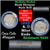 Image 1 : Full roll of Buffalo Nickels, 1925 on one end & a 'd' Mint reverse on other end (fc)