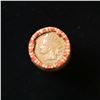 Image 2 : Mixed small cents 1c orig shotgun roll, 1893 Indian one end, 1858 Flying Eagle other end