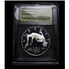 Image 2 : ***Auction Highlight*** 1996-p Olympic High Jump Proof  . . Modern Commem Dollar $1 Graded GEM++ Pro