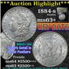 Image 1 : ***Auction Highlight*** 1884-s . . Morgan Dollar $1 Graded Select+ Unc by USCG (fc)