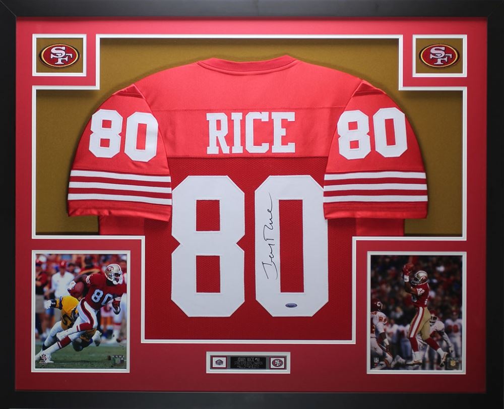 framed 49ers jersey