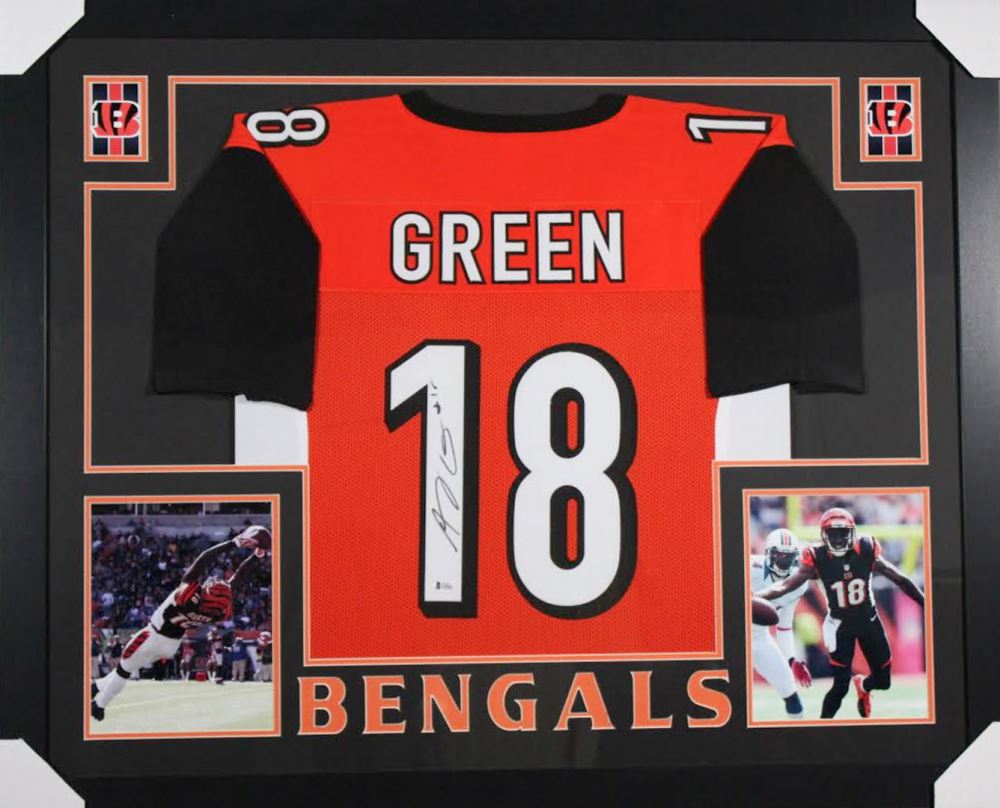 aj green signed jersey