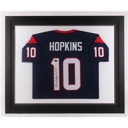 DeAndre Hopkins Signed Houston Texans 35.5x43.5 Custom Framed Jersey (Radtke COA)