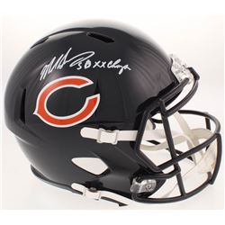 Mike Singletary Signed Chicago Bears Full-Size Speed Helmet Inscribed "SB XX Champs" (Beckett COA)