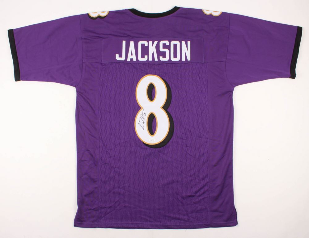 lamar jackson jersey signed