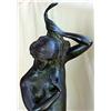 Image 2 : Bronze newel post fountain "Frolicking Fish" signed on