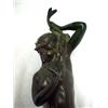 Image 3 : Bronze newel post fountain "Frolicking Fish" signed on