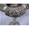 Image 2 : Sterling silver trumpet vase; flared rim with chas