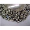 Image 3 : Sterling silver trumpet vase; flared rim with chas