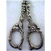 Image 2 : Sterling silver handled grape shears; chased fox 
