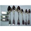 Image 1 : One lot of three sterling silver napkin rings and