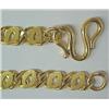 Image 2 : 24k gold link chain measures 20 by 1/4 wide; comb