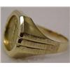 Image 2 : 2004 gold coin ring; coin is marked 1/10 ounce fi