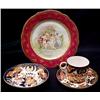 Image 1 : Porcelain grouping including Derby teacup; saucer