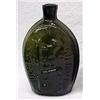 Image 2 : Olive green flask bottle Success to the Railroad 