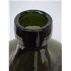 Image 2 : Demijohn bottle; olive green; blown; applied coll