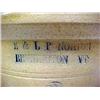 Image 2 : Blue marked stoneware crock; impressed E.  L. P. 