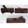 Image 1 : Wood sash plane; jack plane; and a complex molder