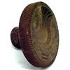Image 2 : Wooden butter stamp; thistle; 4 diameter with kno