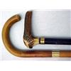Image 1 : Two canes; one with 14K gold banding engraved S. 