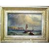 Image 1 : 19th C. American School; framed oil on canvas; sh