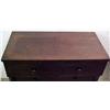 Image 2 : Walnut Empire chest of drawers; rectangular top o