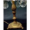 Image 2 : A pair of electric bronze candelabrum; each with ce