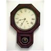 Image 1 : Seth Thomas oak cased school clock; paper label i