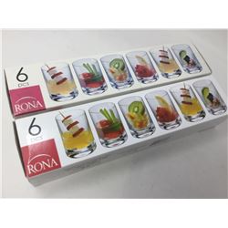 Two Sets of Taverna Glasses