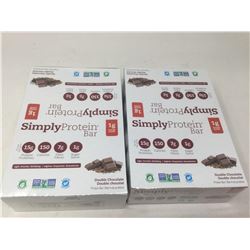 Lot of Simply Protein Double Chocolate Bars (2 x 15 x 40g)