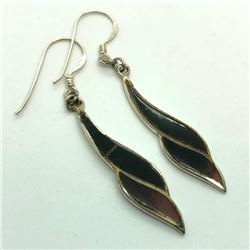 $120 Silver Onyx Earrings