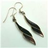 Image 1 : $120 Silver Onyx Earrings