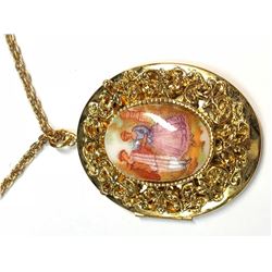 $140 High Fashion Photo Storage Locket Necklace