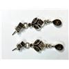 Image 1 : $260 Silver Smoky Quartz Earrings (app 9g)