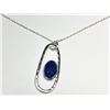 Image 2 : $300 Silver Lapis Lazuli Necklace (app 8.5g)