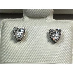 $100 14 KT Gold CZ Earrings (4mm)