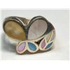 Image 1 : $250 Silver Mother of Pearl Ring (app 8g)