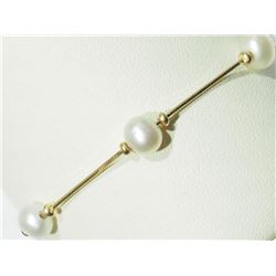 $1200 10K Freshwater Pearl Bracelet