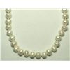 Image 1 : $120 Sterling Silver White Rice Pearl Necklace