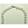 Image 2 : $120 Sterling Silver White Rice Pearl Necklace
