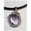 Image 1 : $200 Silver Amethyst Necklace (app 3g)