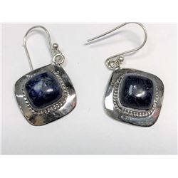$250 Silver Lapis Earrings (app 7.5g)