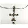 Image 2 : $260 Silver Smoky Quartz Pendant Necklace (app 8.5g)