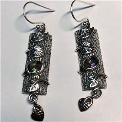 $250 Silver Mystic Topaz Earrings (app 9g)