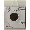 Image 1 : 1869 Indian Head Cent damaged