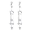 14k White Gold 0.90CTW Diamond Earrings, (SI1 /J)