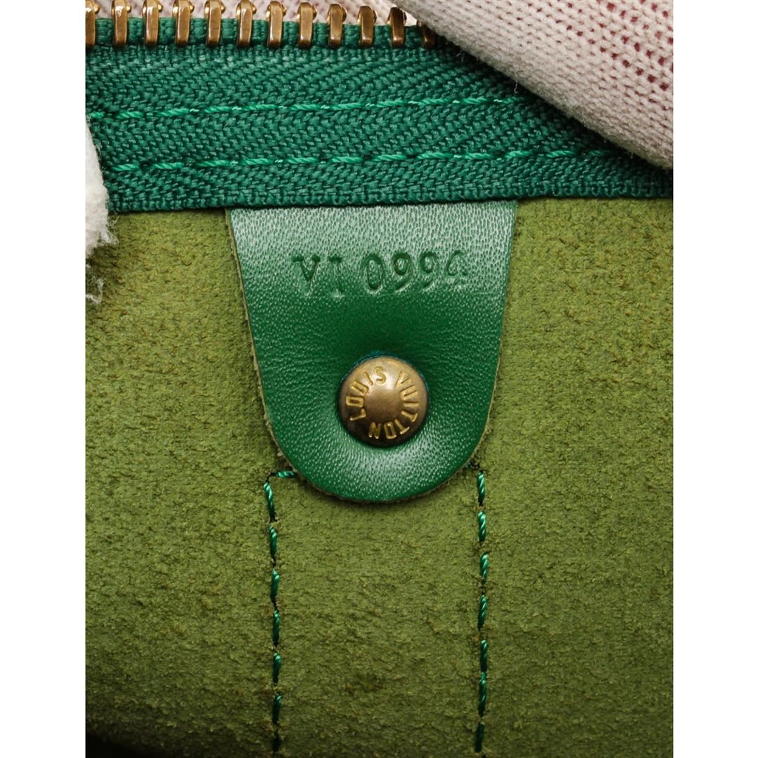 Louis Vuitton Green Epi Leather Keepall 55 cm Duffle Bag Luggage